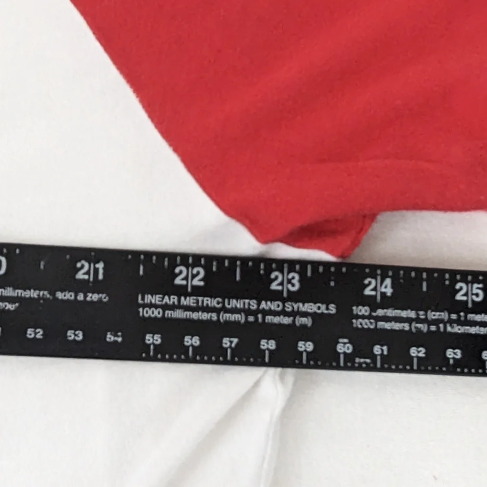 True Religion Red and White Jersey XXL